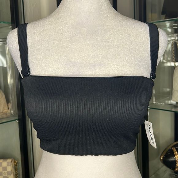 OLD NAVY | Ribbed Two Piece Bathing Suit in Black - Picture 2 of 4